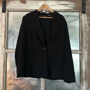 Lord & Talylor women’s blazer suit jacket black size 16